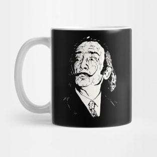 Salvador Dali Portrait Art Mug